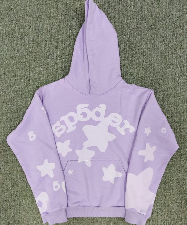 Sp5der hoodie-Acai Beluga V2