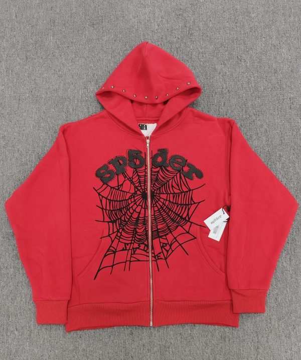 Sp5der zip up hoodie -SP168
